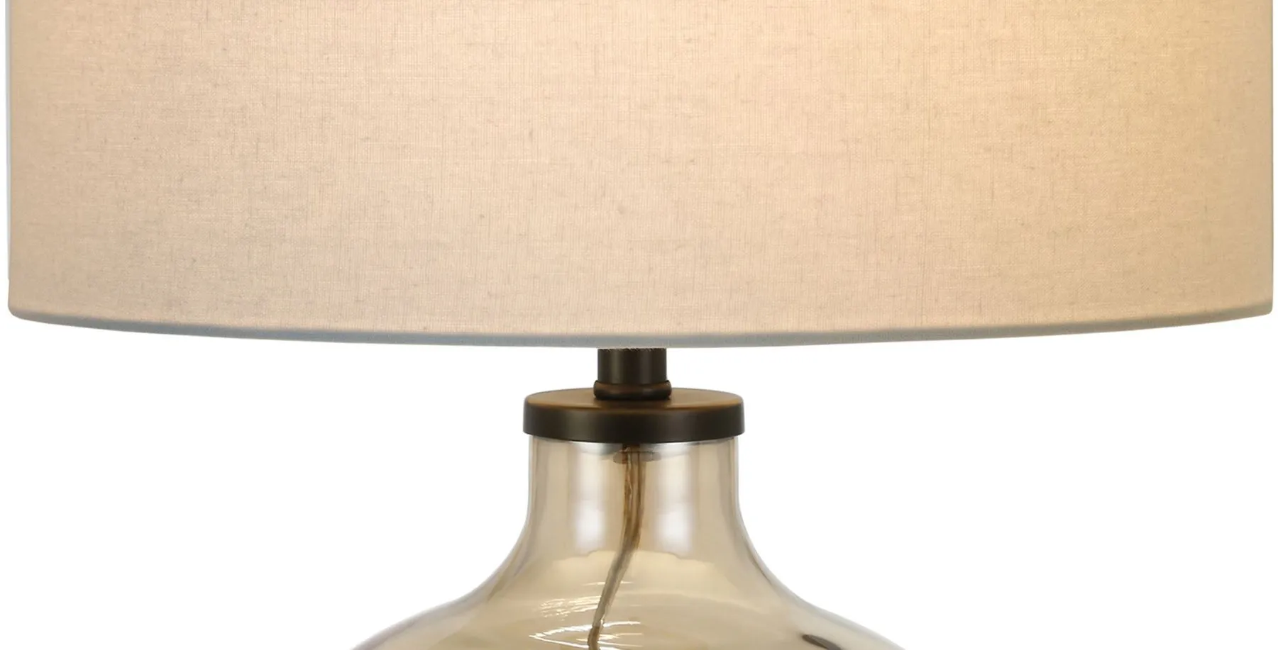 Hudson & Canal Lucinda Glass Table Lamp in Gold Luster Glass by Hudson & Canal